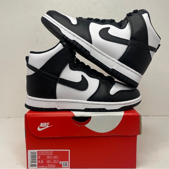 Nike Dunk High WMNS “Panda/Black White” 2023